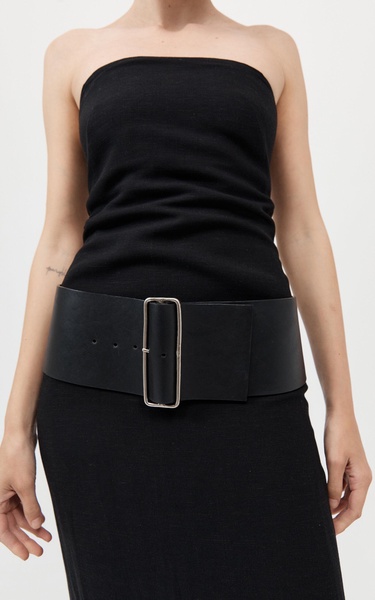 Wide Leather Belt