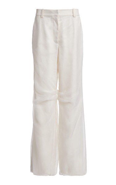 Iconica Silk Wide-Leg Pants