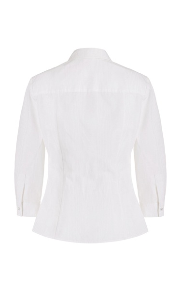 Icon Pearl-Buttoned Cotton-Blend Shirt