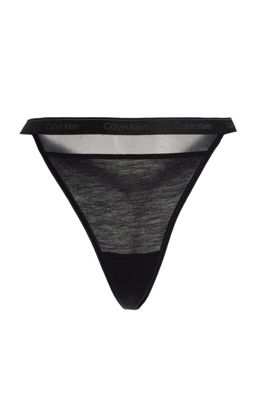 Nensi Dojaka for Calvin Klein Modal-Cashmere Thong