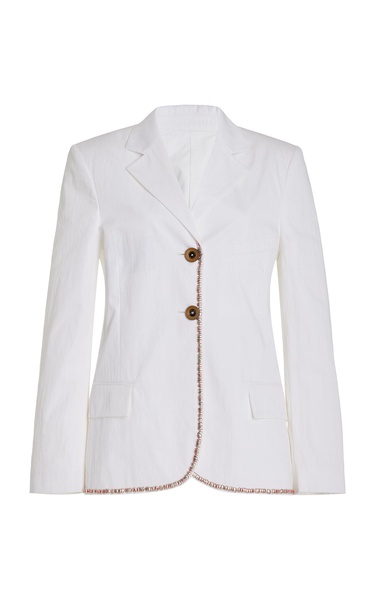 Truth Embellished Technical Cotton Blazer