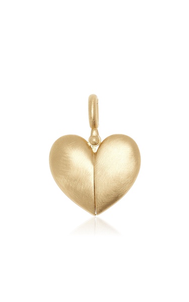 Paulette 14K Yellow Gold Open Heart Pendant