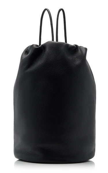 Sporty Leather Backpack