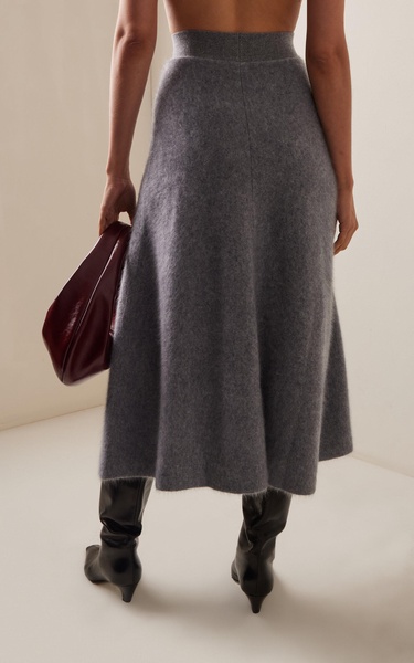 Cashmere Midi Skirt