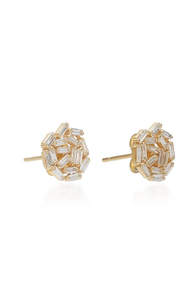 18K Gold Diamond Earrings