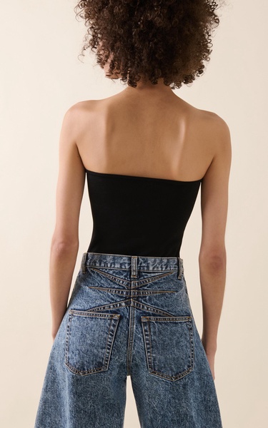 Strapless Jersey Bodysuit