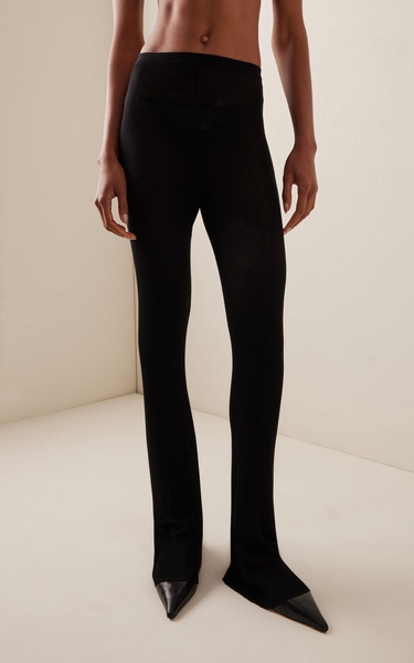 Nensi Dojaka for Calvin Klein Sheer-Knit Pants