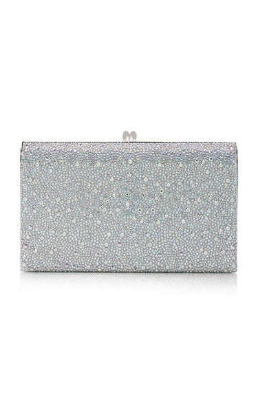 Fetish Crystal-Embellished Clutch