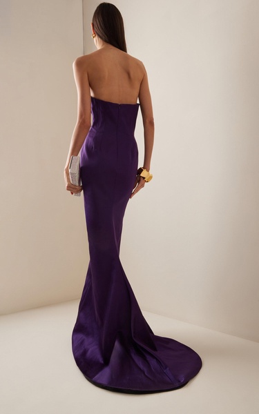 Satin Column Gown