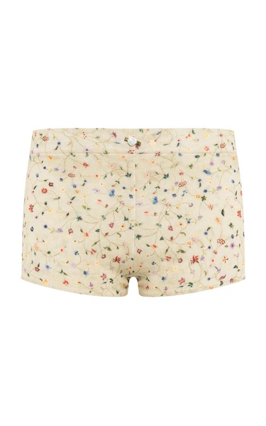 Fira Floral Mini Shorts