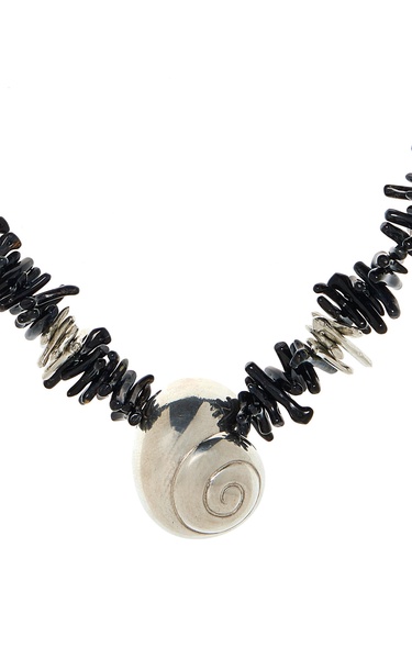 Exclusive Beach Silver-Tone Necklace