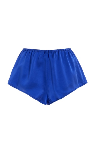 The Venice Silk-Charmeuse Shorts