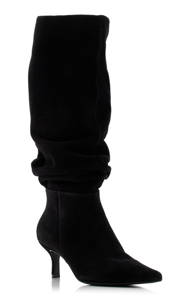 Jordi Slouchy Suede Knee Boots