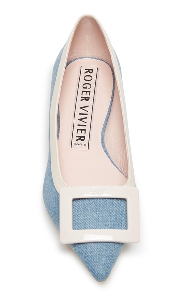 Gommettine Denim Flats