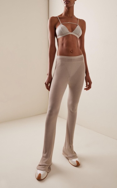 Nensi Dojaka for Calvin Klein Sheer-Knit Pants