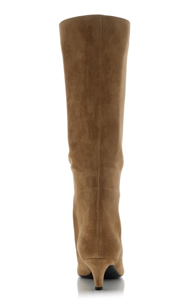 The Wide Leather Knee Boots