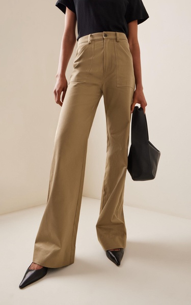 Quentin Oversized Cotton Wide-Leg Pants  