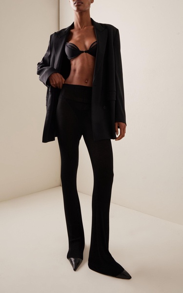 Nensi Dojaka for Calvin Klein Sheer-Knit Pants