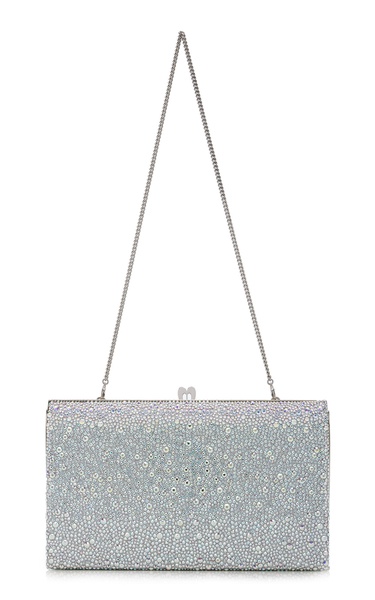 Fetish Crystal-Embellished Clutch