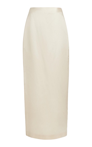 Bartelle Silk Maxi Pencil Skirt