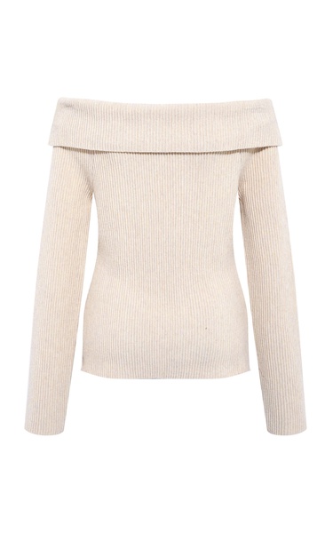 Noula Off-The-Shoulder Wool-Blend Top