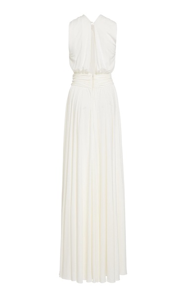 Knotted Jersey Maxi Dress