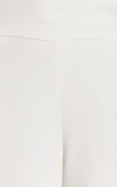 High-Rise Crepe Straight-Leg Pants