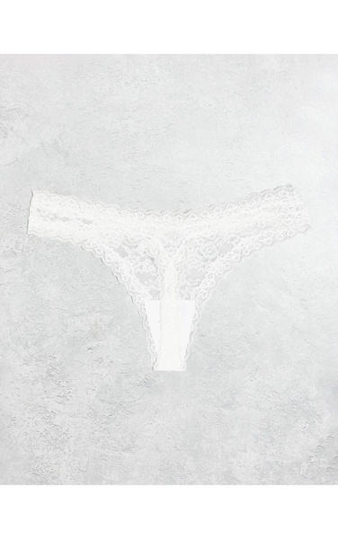 Lindex So U Dana 3-pack lace thong in white