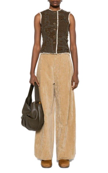 Uma Wang Trousers Belt-Looped Wide-Leg Trousers