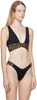 Top Bikini Con Dettaglio Greca - Nero / 3