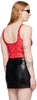 Red Moonogram Bodysuit