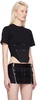 Black Workwear Corset T-Shirt