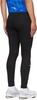 Black Polyester Race Lounge Pants