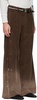 Brown Corduroy Wide Leg Flare Trousers