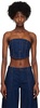 Blue Roxanne Corset Top