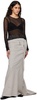 Beige Goele Denim Maxi Skirt