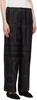 Black Monogram Lounge Pants