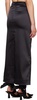 bead-detailing satin maxi skirt