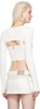 White Ventral Compact Corset Top