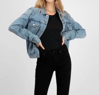 classic denim jacket in sonnie