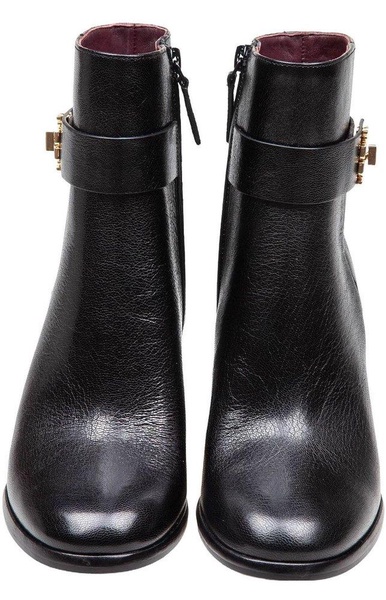 Tory Burch T Lock Heeled Ankle Boots