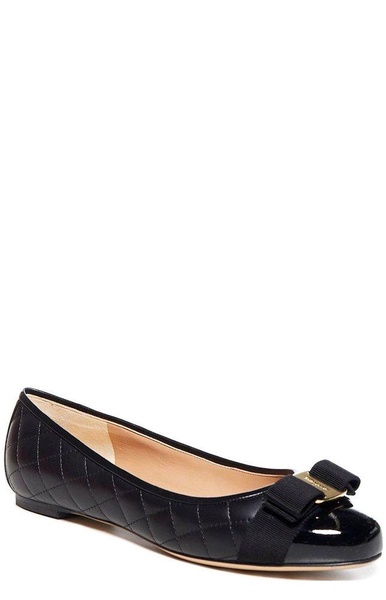 Ferragamo Varina Ballerina Flat Shoes