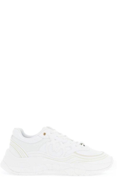 Pinko Logo Embossed Sneakers