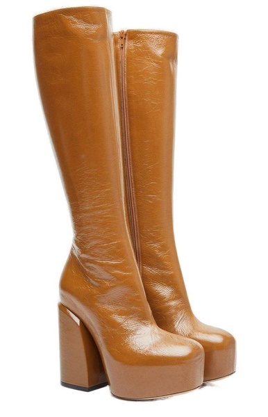 Dries Van Noten Women High Leather Boots