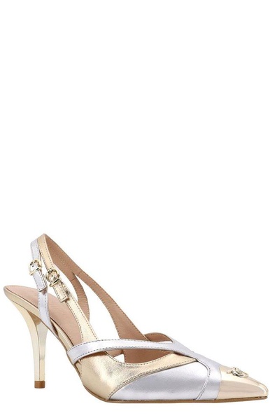 Pinko Pointed Toe Slingback Pumps