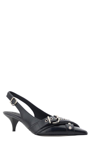 Pinko Buckled Heeled Slingback Pumps