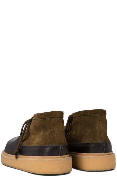 Marni Round Toe Panelled Boots