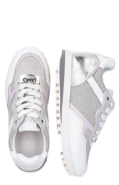 Liu Jo Embellished Lace-Up Sneakers