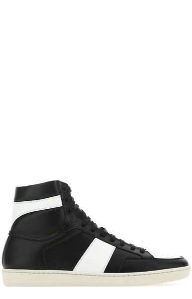 Signature Court Classic SL/10H Leather High Top Sneakers