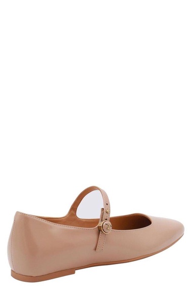 Tod's Logo Plaque Ballerina Shoes